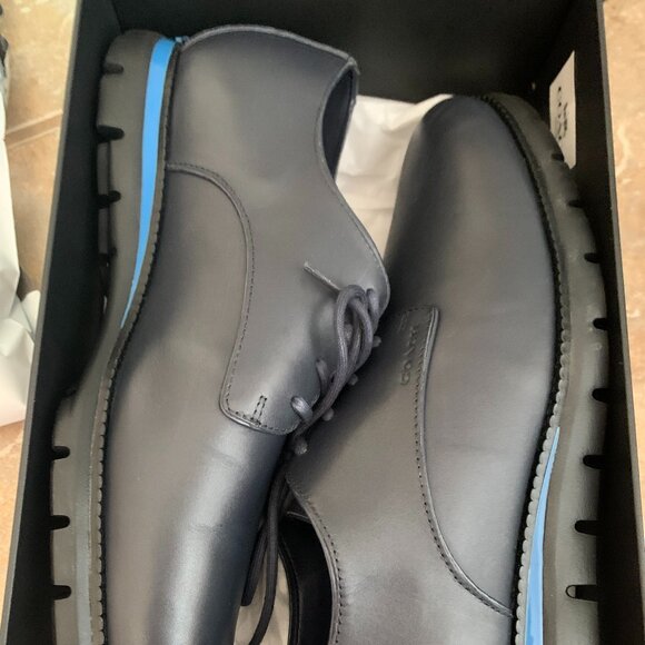 Coach Men Hybrid Derby Black leather oxford shoes NIB PRICE FIRM main image 4